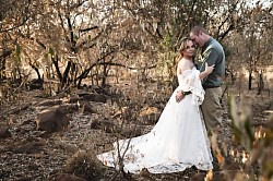 Couple in bush